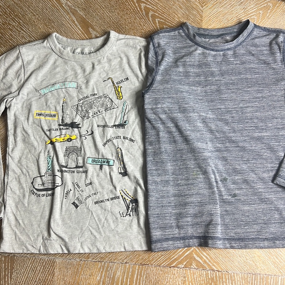 CREWCUTS Set of Two Longsleeve Tees 4/5